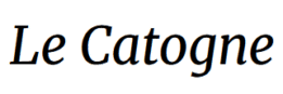 Restaurant le catogne